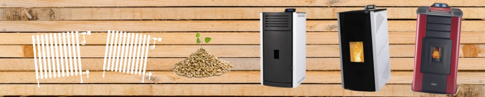 estufas de pellet baratas para calefacción por radiadores o suelo radiante
