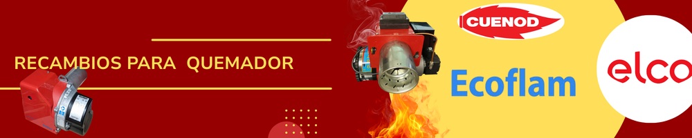 REPUESTOS DE QUEMADORES ECOFLAM ELCO Y CUENOD