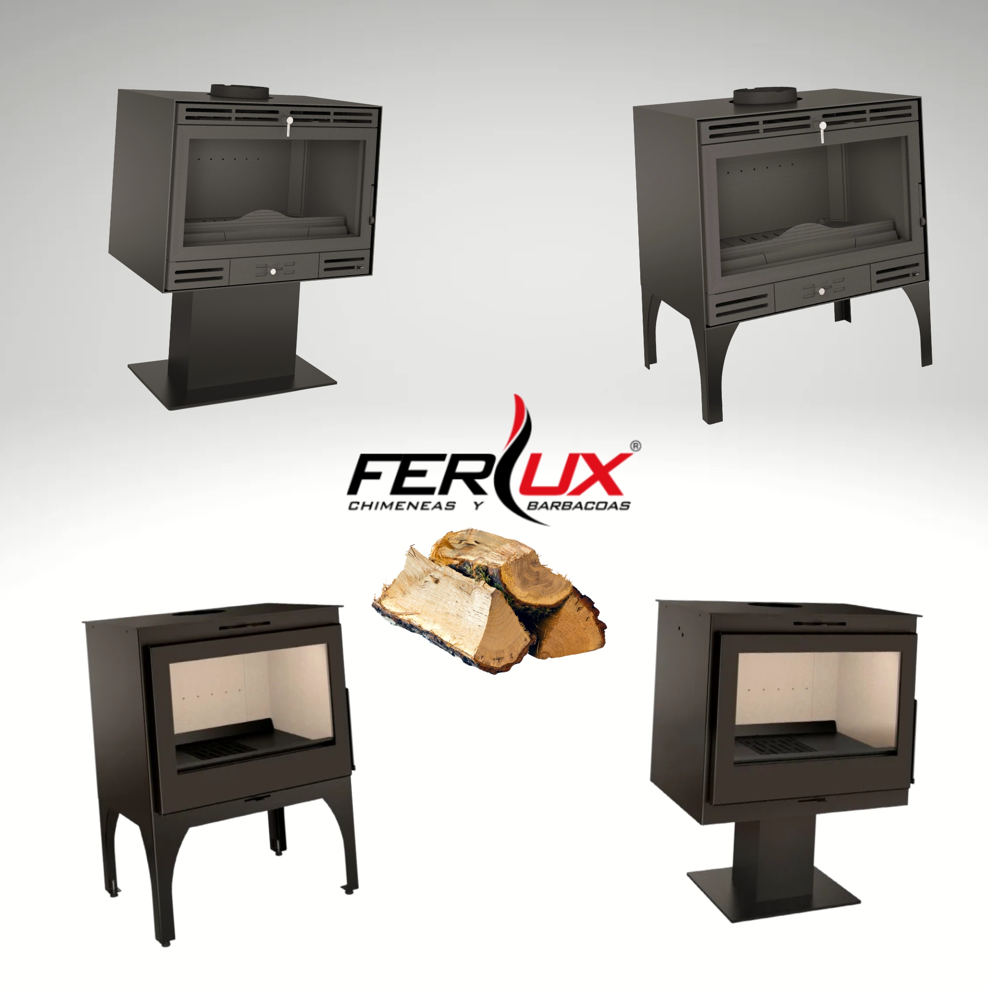 Estufas de leña de calidad marca ferlux made in spain