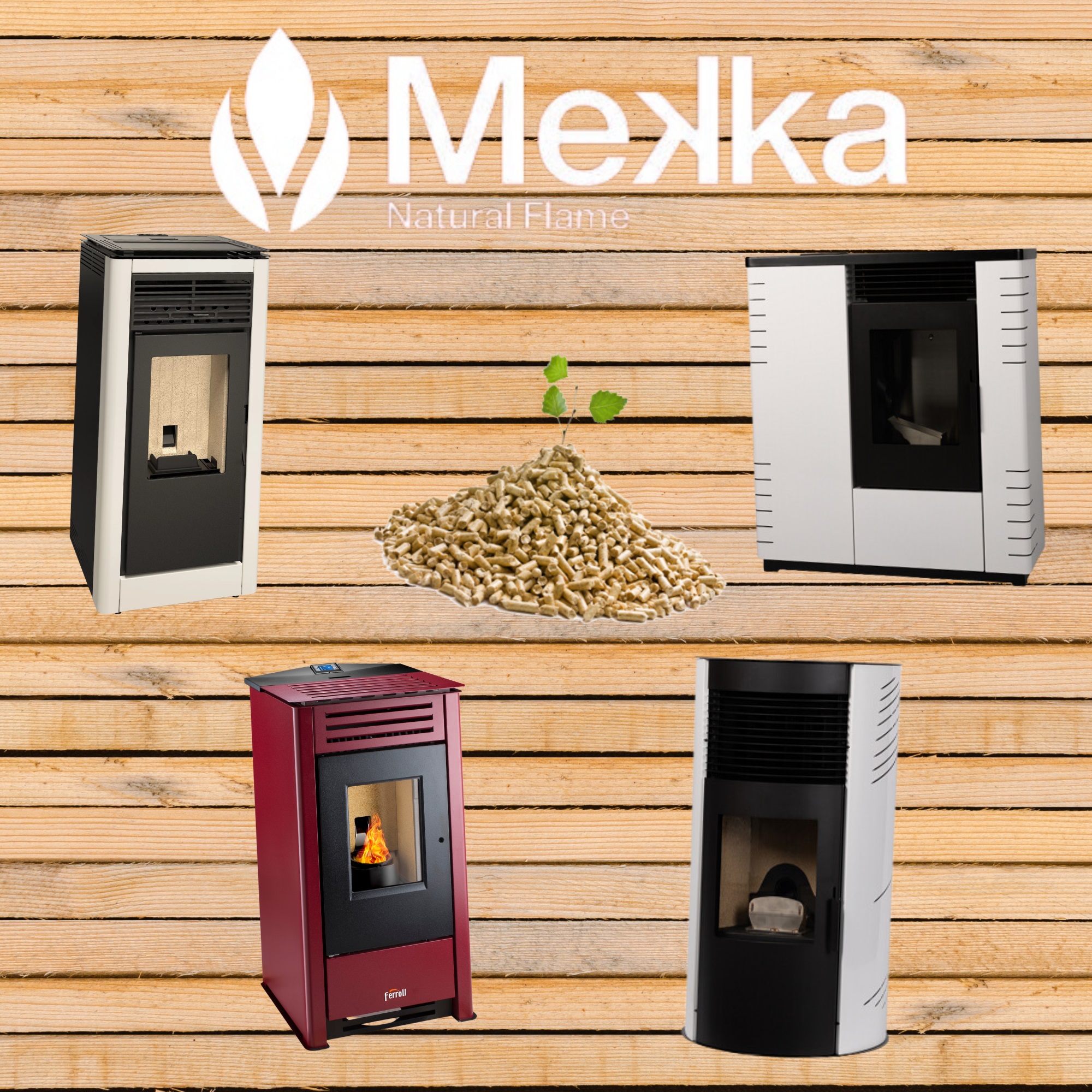 ESTUFAS DE PELLET BARATAS MARCA MEKKA