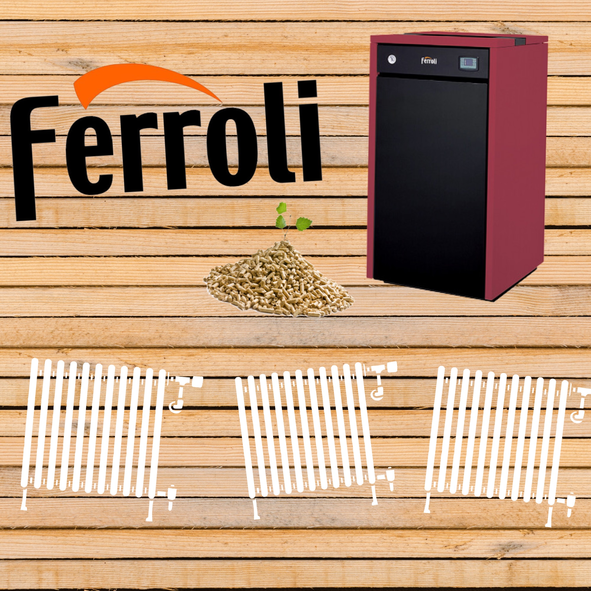 calderas de pellet económicas de la marca ferroli