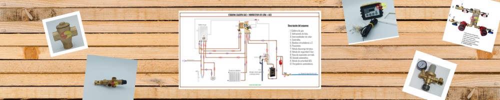 accesorios de montaje calefacción central por biomasa