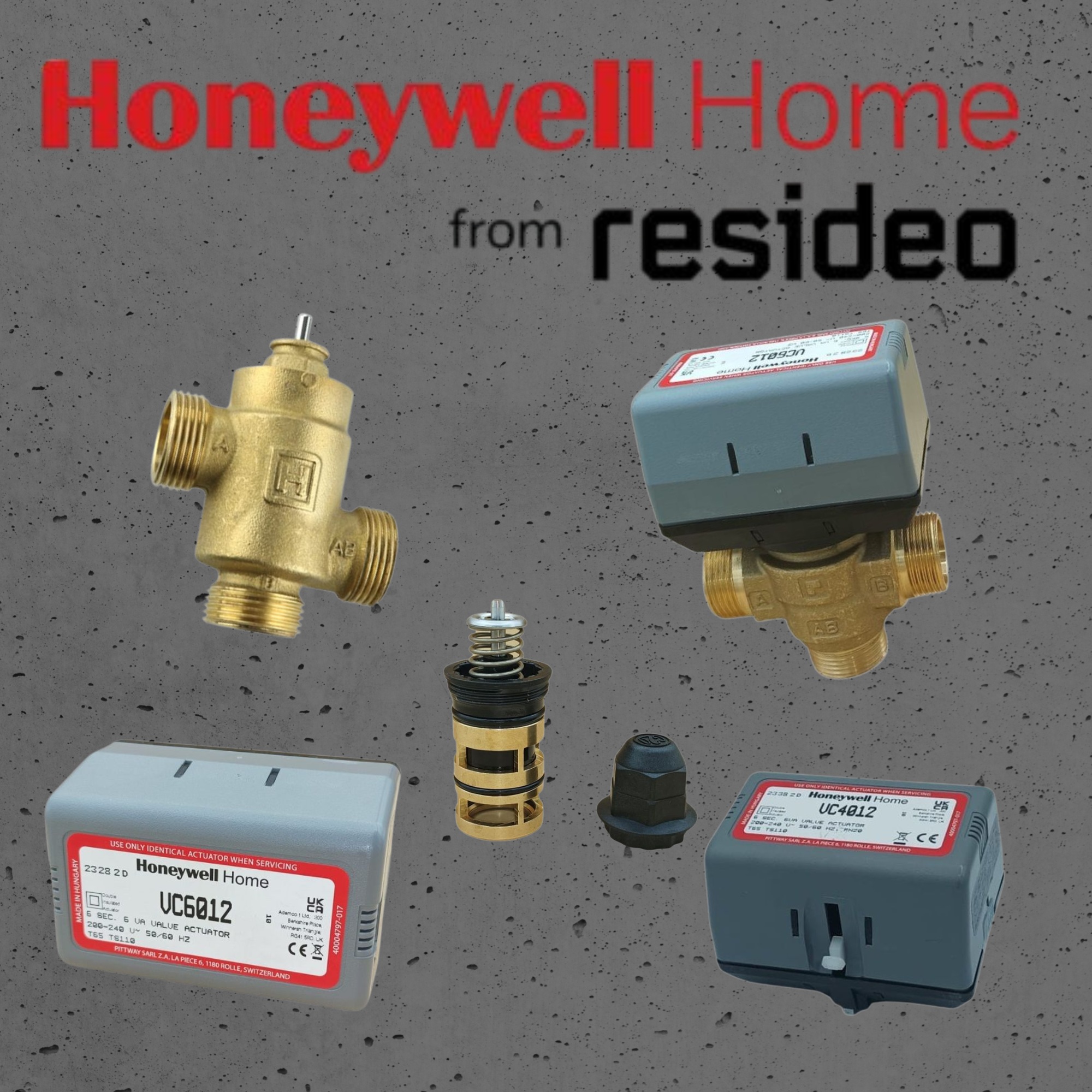 VALVULAS DE 3 VIAS Y DE DOS VIAS MARCA HONEYWELL