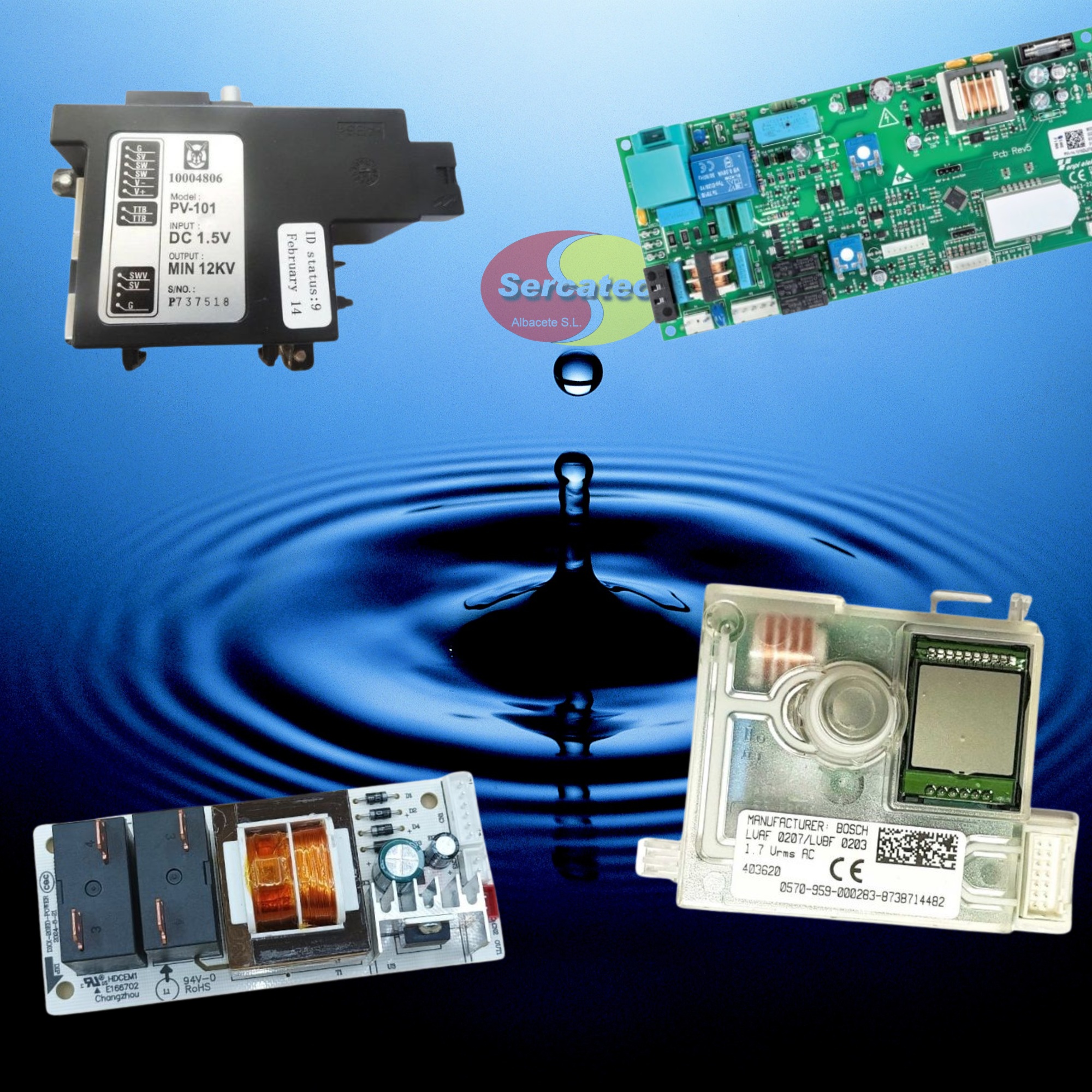 tarjetas y controladores electronicos para termos y calentadores
