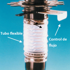 Dispensador de sacas para envasados en big-bags