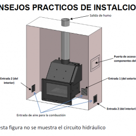 PDF DE INSTALACION Y USO DE INSERTABLE DE LEÑA PARA RADIADORES.