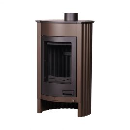 Estufa de leña de doble combustión modelo Grande I (21 kw) 140 m2