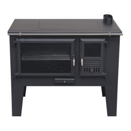 Cocina de leña Metlor (9,6 kw) 75 m2 .ME140