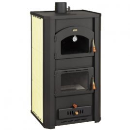 Hidroestufa de leña con horno prity 26 kw (195 m2)