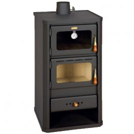 Estufa de leña con horno de 12 kw (90m2)