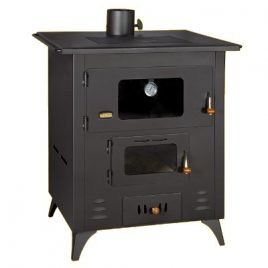 Cocina de leña con horno prity 14 kw (105 m2)