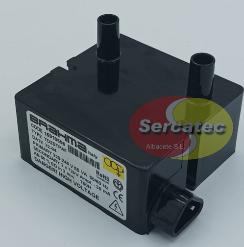 T11RC TRASFORMATORE 000001063415114001 - BRAHMA | Ricambi Clima E - Foto 2