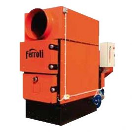Generador de aire caliente a Biomasa Bemus (130 kw) (pellet,orujillo y cascaras)