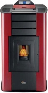 Termoestufa de pellet Ferroli modelo Novara 17 kw (140 m2)