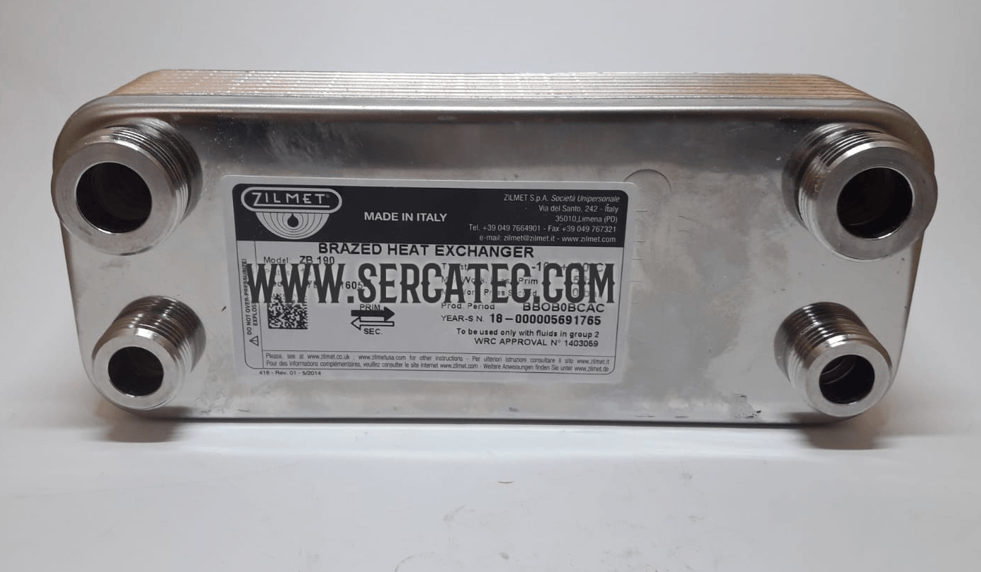 INTERCAMBIADOR 16 PLACAS CALDERA STANDARD CHAFFOTEAUS PENSOTTI FERROLI I3981230