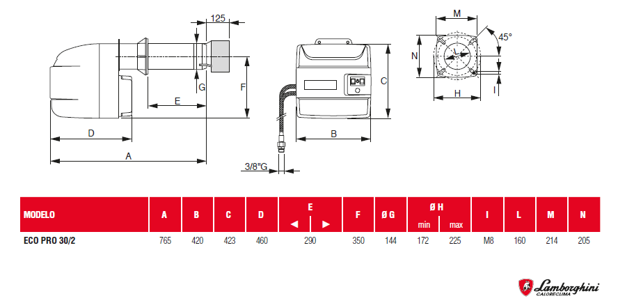 Resultado de imagen de Lamborghini Eco Pro 30/2