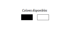 COLORES BLANCO Y NEGRO