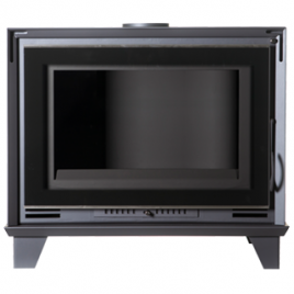 Estufa de leña con horno modelo X2 7,5 Kw (55 m2) (SIN VENTILADORES)