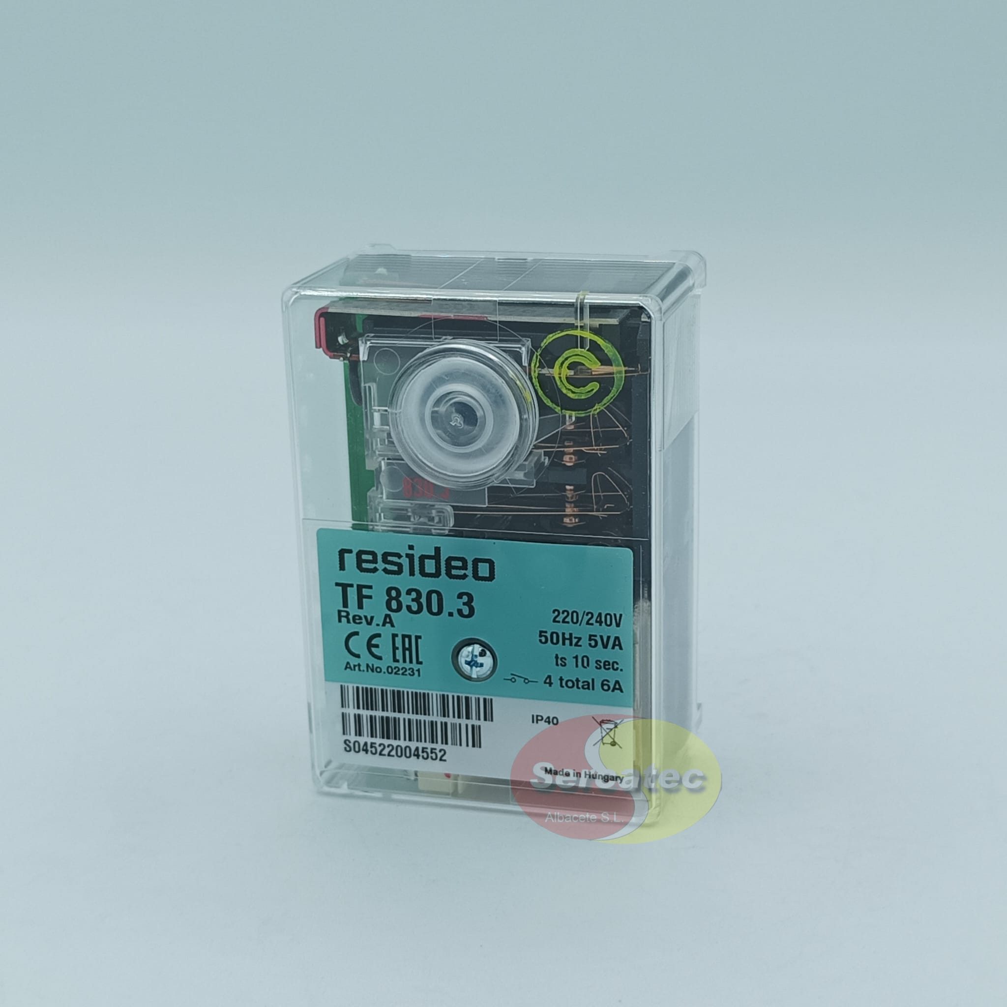 Honeywell Satronic TF830 Boîtier de commande de brûleur